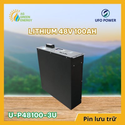 Pin lưu trữ Lithium UFO 48V 100AH U-P48100-3U